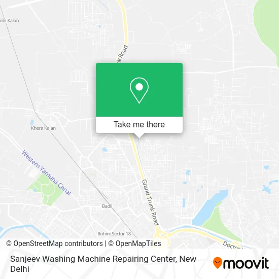 Sanjeev Washing Machine Repairing Center map