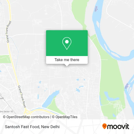 Santosh Fast Food map