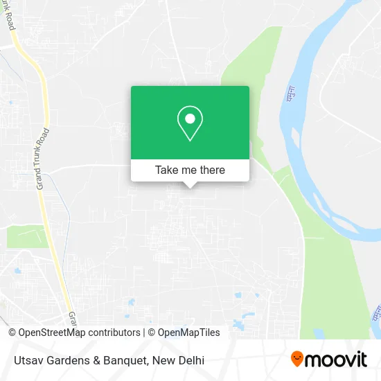 Utsav Gardens & Banquet map