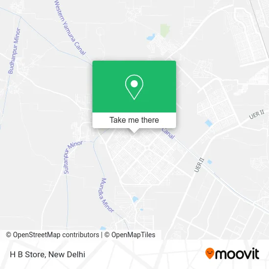 H B Store map