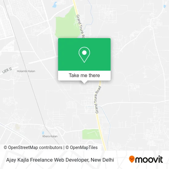 Ajay Kajla Freelance Web Developer map