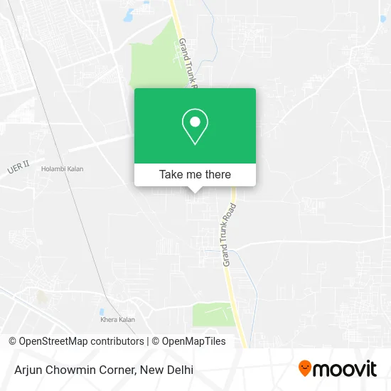 Arjun Chowmin Corner map