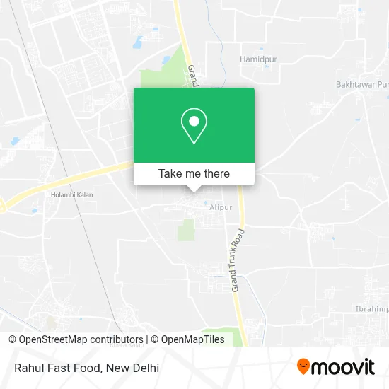Rahul Fast Food map