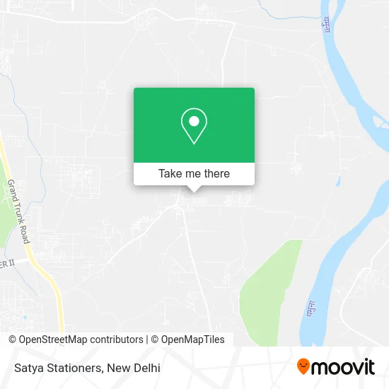 Satya Stationers map
