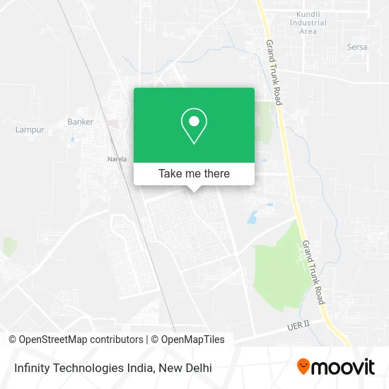 Infinity Technologies India map