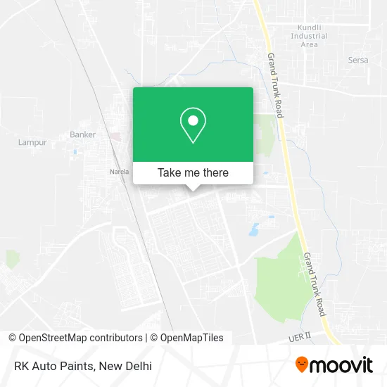 RK Auto Paints map