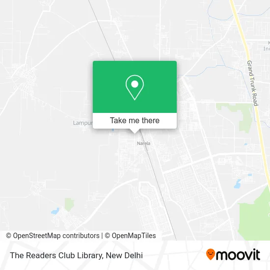 The Readers Club Library map