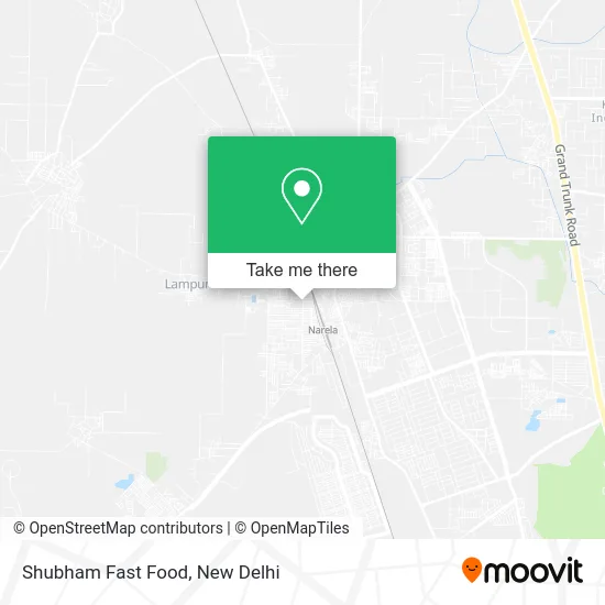 Shubham Fast Food map