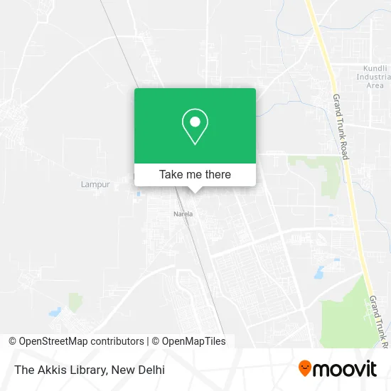 The Akkis Library map