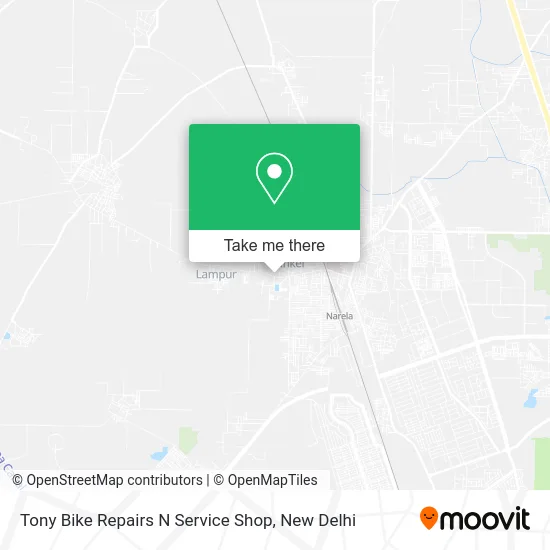 Tony Bike Repairs N Service Shop map