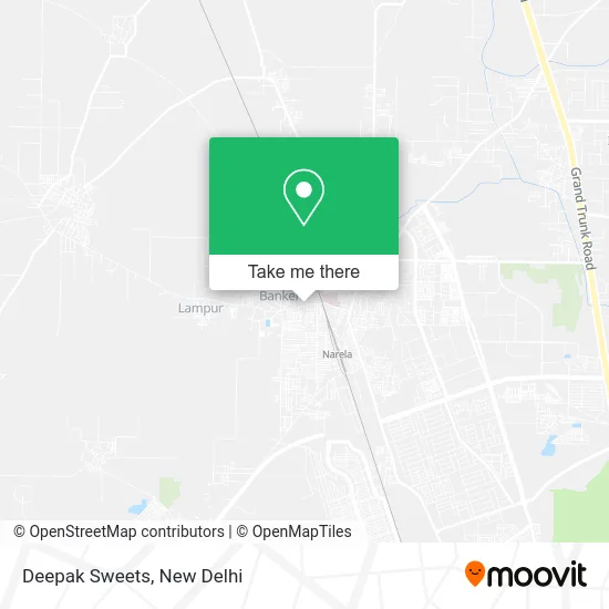 Deepak Sweets map