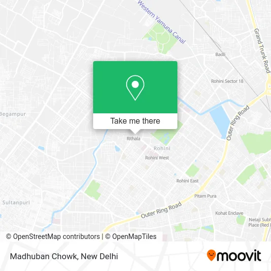 Madhuban Chowk map