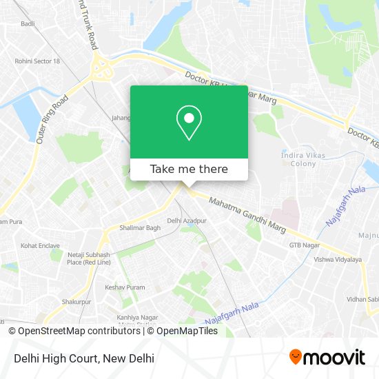 Delhi High Court map
