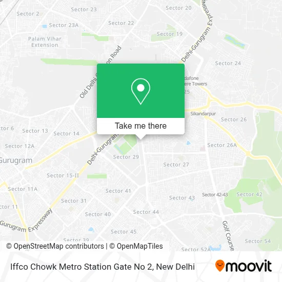 Iffco Chowk Metro Station Gate No 2 map
