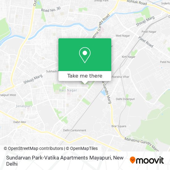 Sundarvan Park-Vatika Apartments Mayapuri map