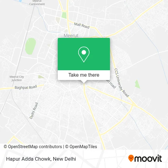 Hapur Adda Chowk map