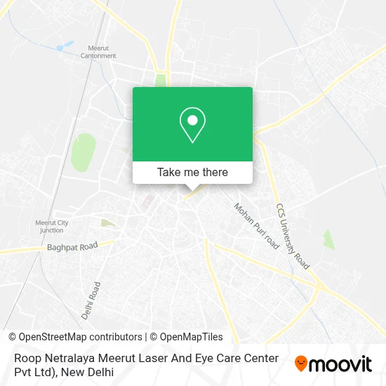 Roop Netralaya Meerut Laser And Eye Care Center Pvt Ltd) map