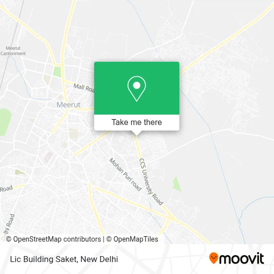 Lic Building Saket map