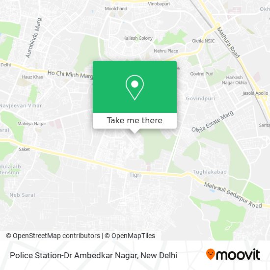 Police Station-Dr Ambedkar Nagar map