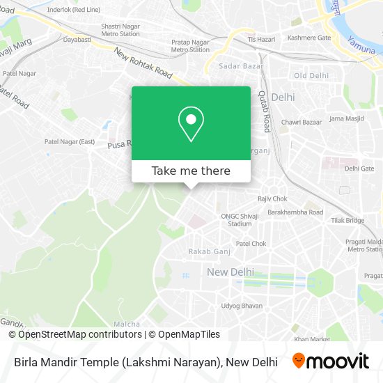 Birla Mandir Temple (Lakshmi Narayan) map