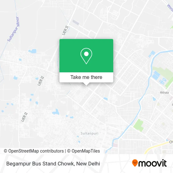 Begampur Bus Stand Chowk map