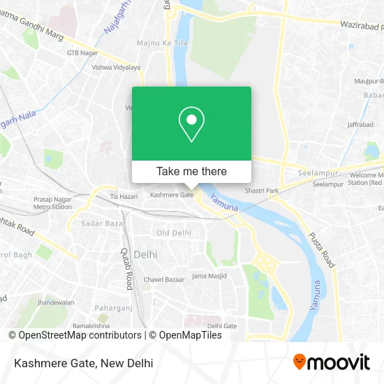 Kashmere Gate map