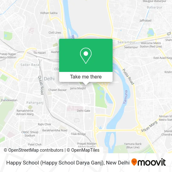 Happy School (Happy School Darya Ganj) map