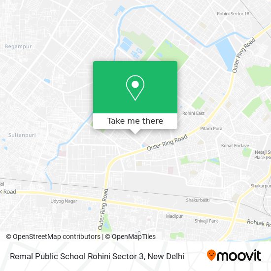 Remal Public School Rohini Sector 3 map