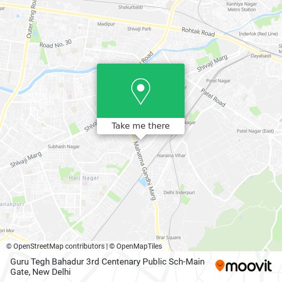 Guru Tegh Bahadur 3rd Centenary Public Sch-Main Gate map