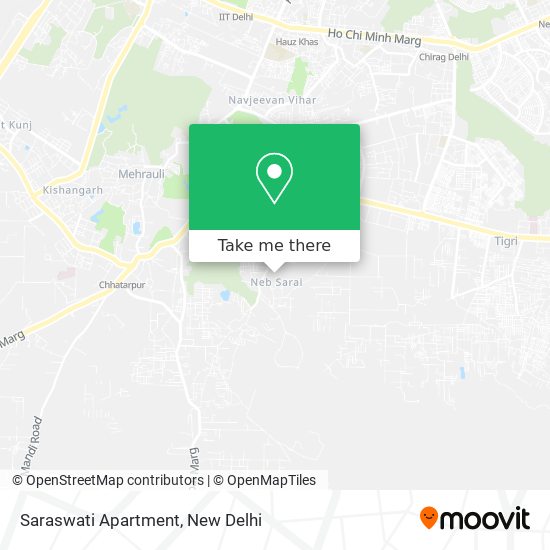 Saraswati Apartment map