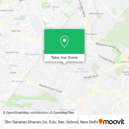 Shri Sanatan Dharam Co. Edu. Sec. School map
