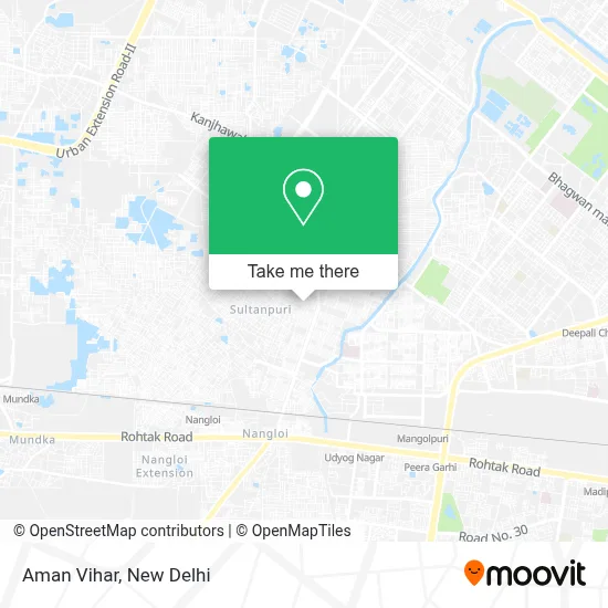Aman Vihar map