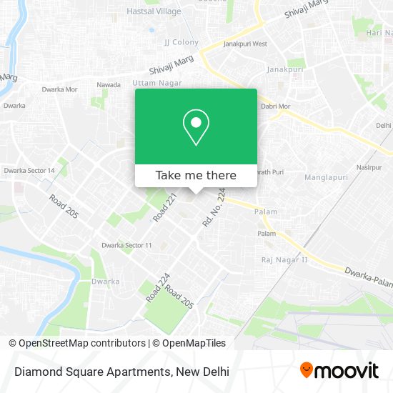 Diamond Square Apartments map