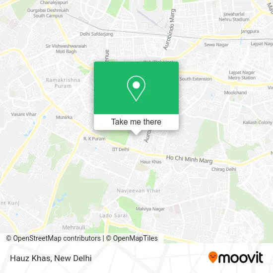 Hauz Khas map