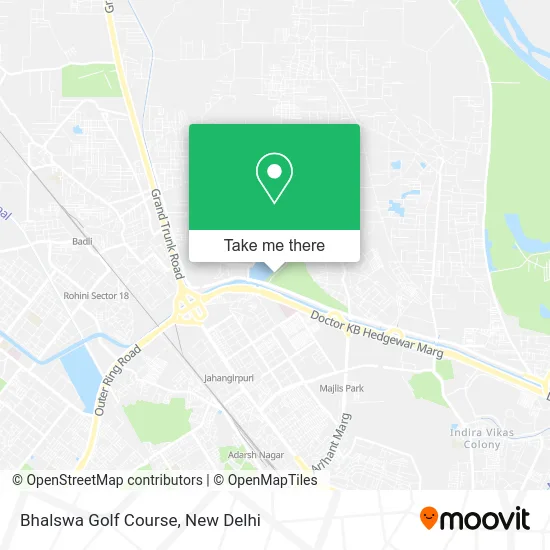 Bhalswa Golf Course map