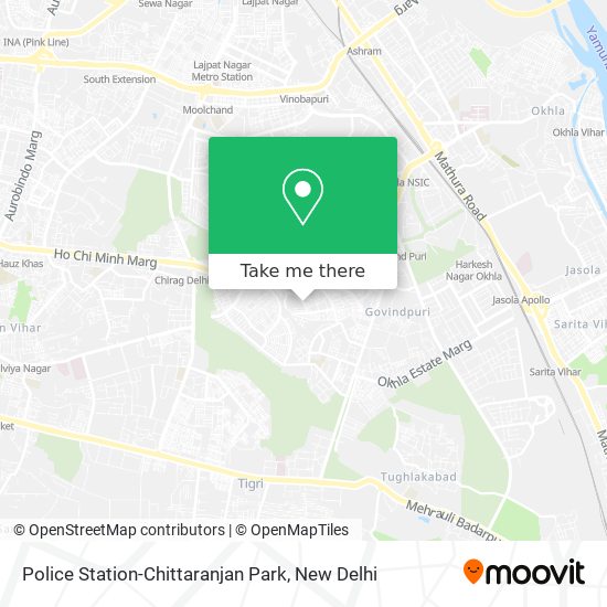 Police Station-Chittaranjan Park map