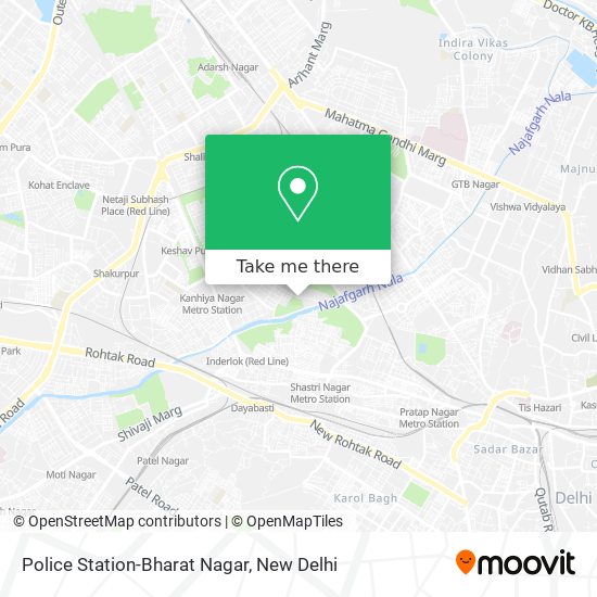 Police Station-Bharat Nagar map