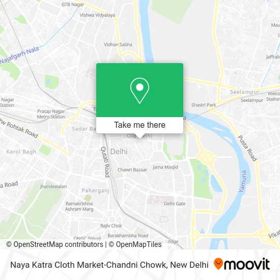 Naya Katra Cloth Market-Chandni Chowk map