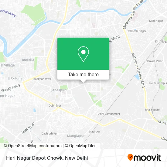 Hari Nagar Depot Chowk map