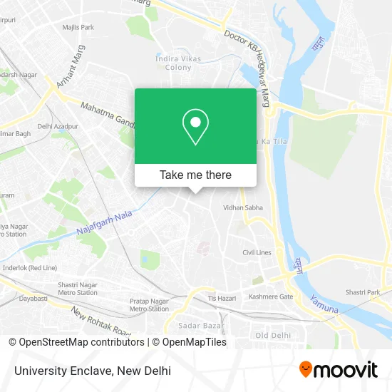 University Enclave map