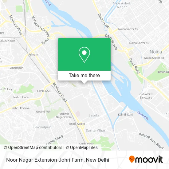 Noor Nagar Extension-Johri Farm map