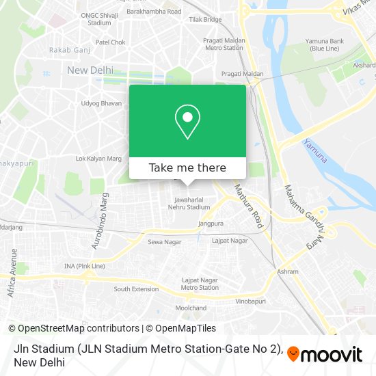 Jln Stadium (JLN Stadium Metro Station-Gate No 2) map