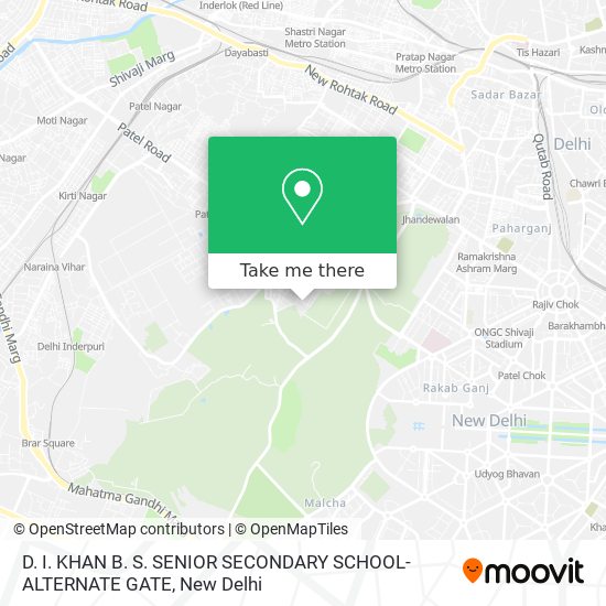 D. I. KHAN B. S. SENIOR SECONDARY SCHOOL-ALTERNATE GATE map