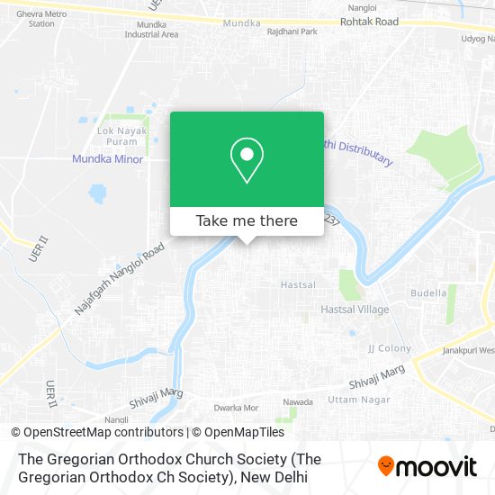 The Gregorian Orthodox Church Society map