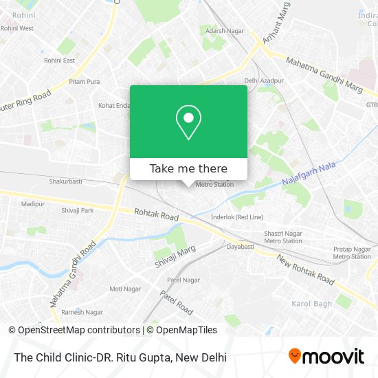 The Child Clinic-DR. Ritu Gupta map