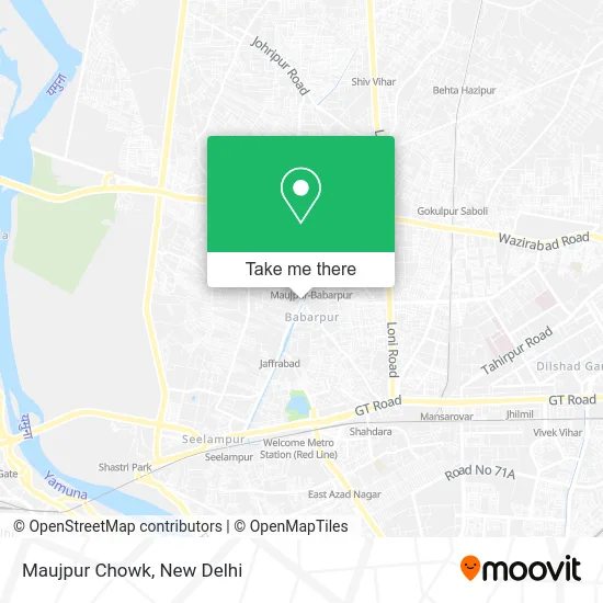 Maujpur Chowk map