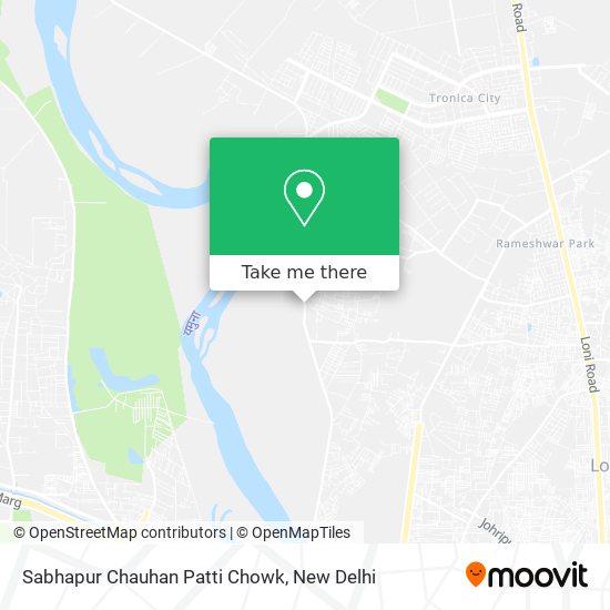 Sabhapur Chauhan Patti Chowk map