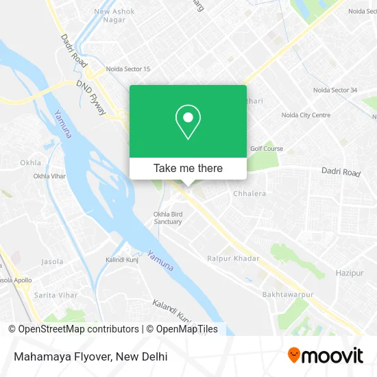Mahamaya Flyover map