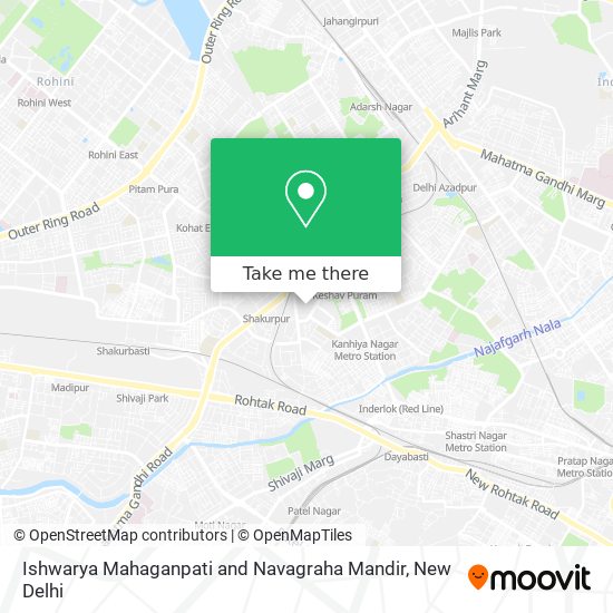 Ishwarya Mahaganpati and Navagraha Mandir map