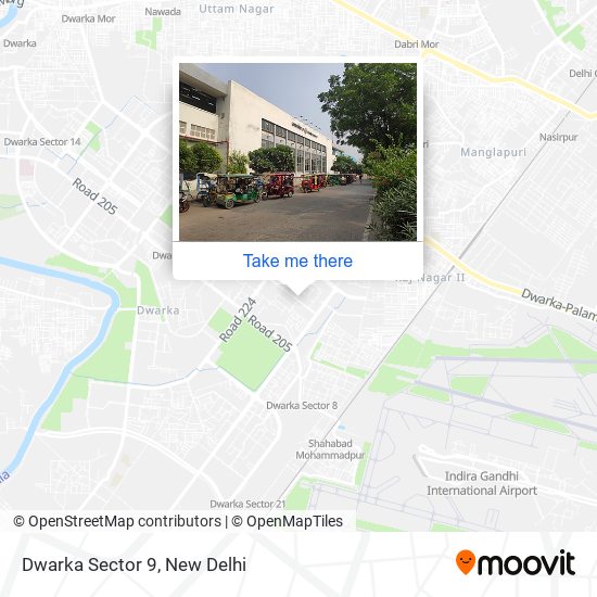 Dwarka Sector 9 map